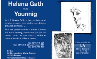 Portes ouvertes de l\atelier - Helena Gath invite Younnig 