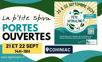 Fête de la Spiruline / Portes ouvertes ferme de production de spiruline 